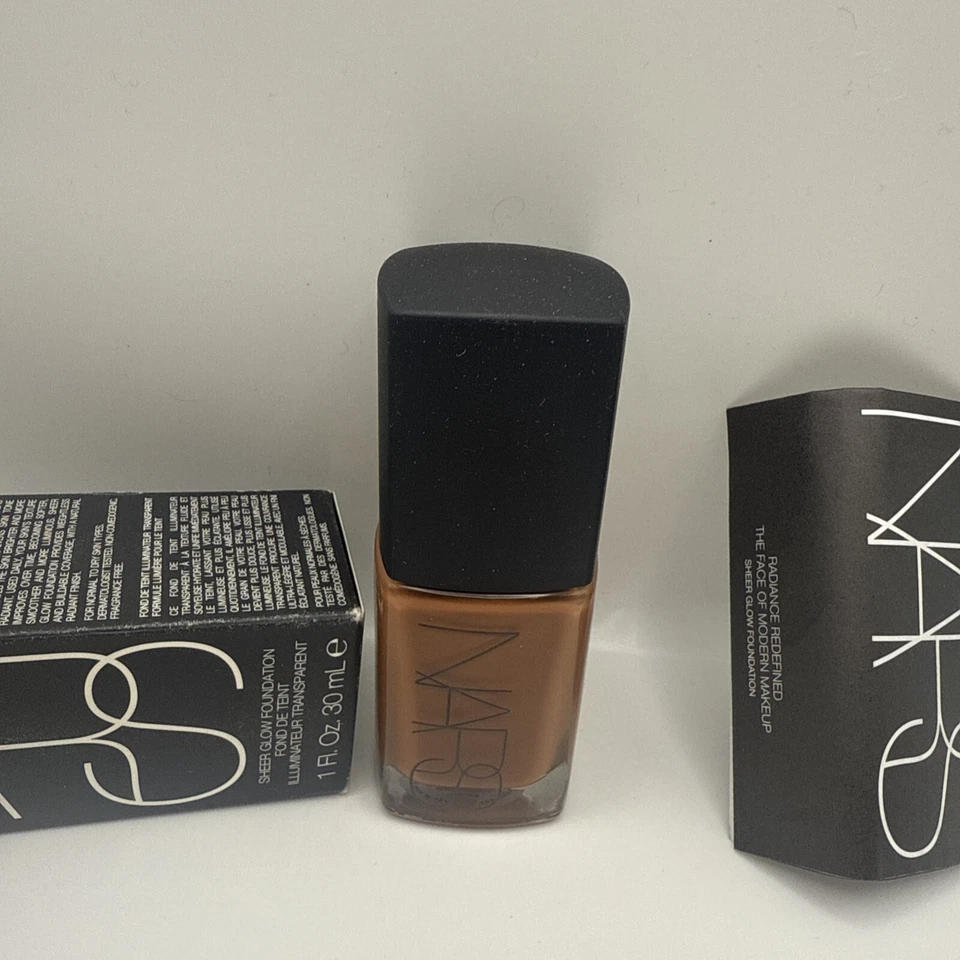 NARS BENARES Sheer Glow 6415 Dark 3 FOUNDATION LIQUID 1.0 OZ (30 ML)-NEW - Image 2 of 4