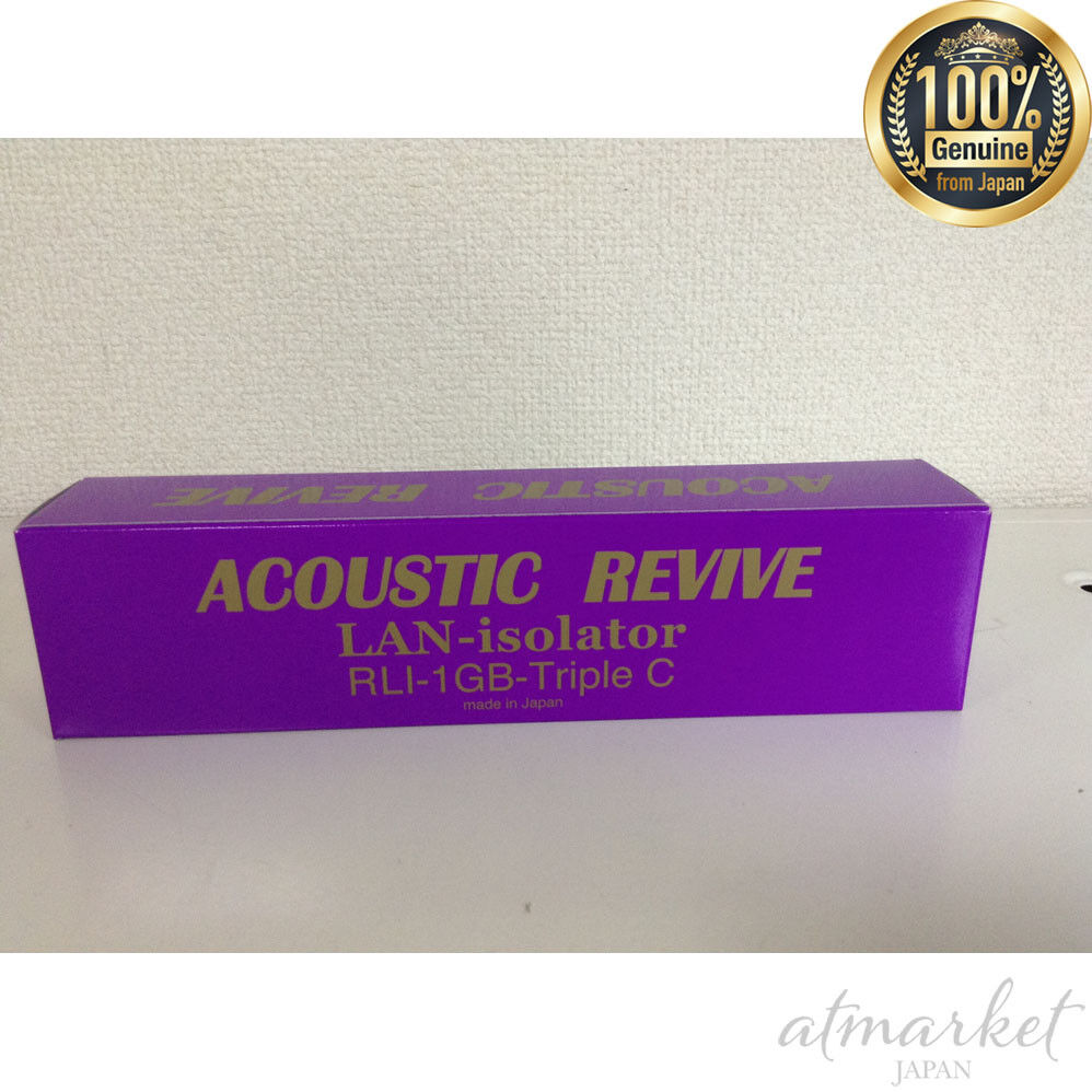 Acoustic Revive LAN isolator RLI RLI-1GB-TRIPLE-C Speedpost from JAPAN