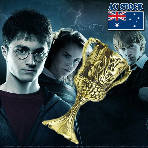 Harry Potter The Hufflepuff Cup Voldemort Horcrux Retro Pendant Necklace - Picture 1 of 9
