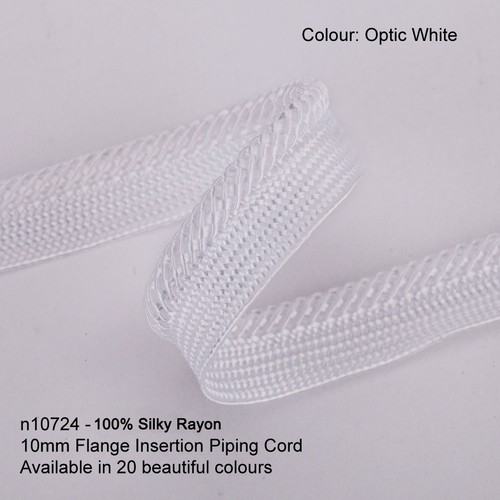 Insertion Binding Piping Trim 10mm Edging Cord Braid,Silky Viscose Rayon Strong - Picture 21 of 23