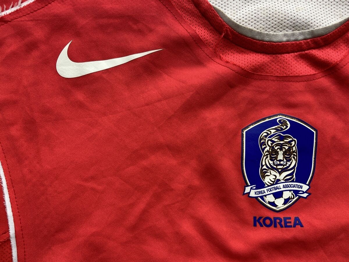 KOREA SOUTH 2004 2006 HOME FOOTBALL SHIRT SOCCER JERSEY NIKE KOREA SOUTH 2004 2006 HOME FOOTBALL SHIRT SOCCER JERSEY NIKE