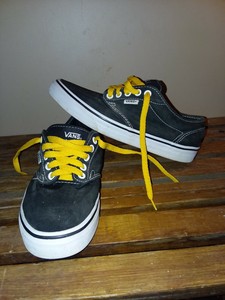 yellow skater vans
