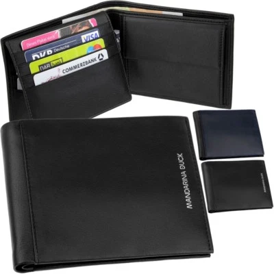 MANDARINA DUCK Cartera De Hombre Cuero Extra Suave 13x10x2cm - Imagen 1 de 4