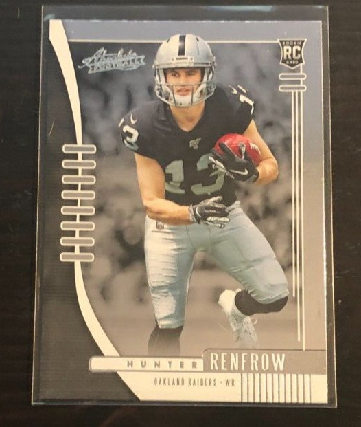 2019 Panini Absolute HUNTER RENFROW Rookie Card RC #120 Raiders