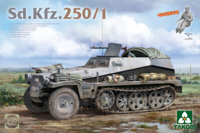 Takom 1/35 Sd.Kfz.250/1 Half-track Armoured Personnel Carrier
