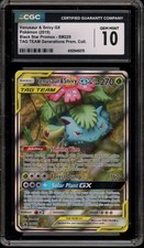 Pokemon Venusaur & Snivy GX Tag Team Premium Coll. Promo SM229 CGC 10 Gem Mint on eBay