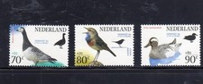 NETHERLANDS #B677-B679 1994 BIRDS MINT VF NH O.G