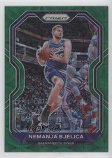 2020-21 Panini Prizm Choice Green Prizm 1/8 Nemanja Bjelica #190 3d3