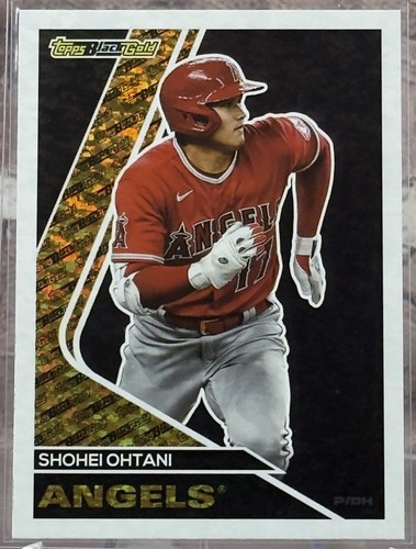 2023 Topps Update Black Gold #BG-4 Shohei Ohtani Angels