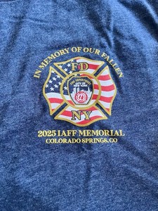 5! New FDNY - 4 Tshirts = 2 Academy, IAFF Memorial, Official Logo & 1 Winter Hat