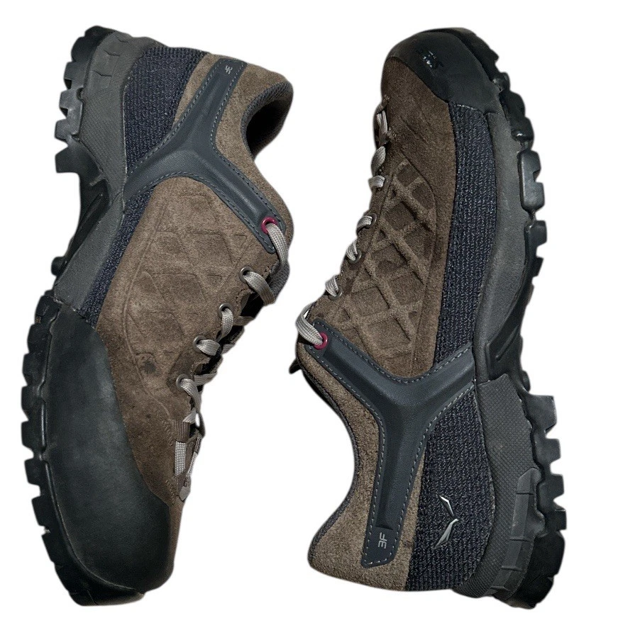 Туфли туристические женские Salewa WS Trektail 8,5 США Falcon серые красные луковые подошва Vibram - Изображение 3 из 4