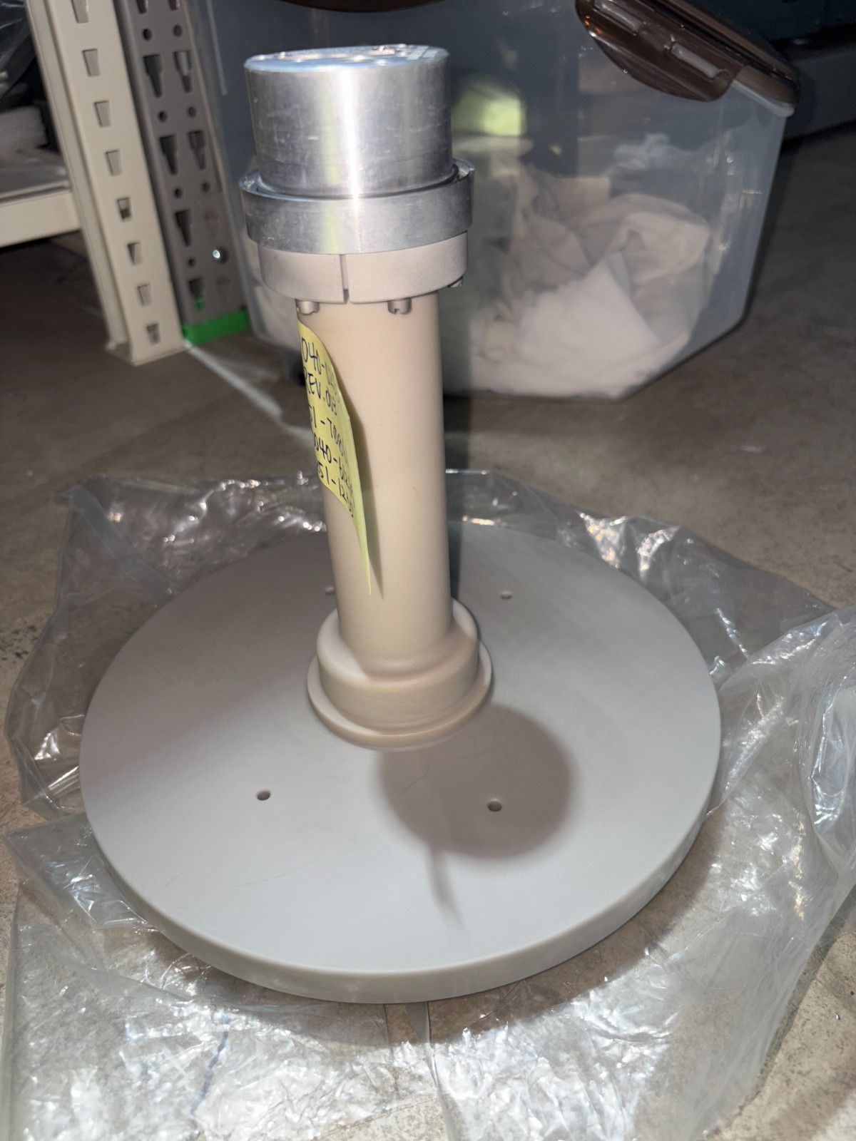 AMAT SHAFT, ALUM, CONSOLIDATED HTR, 200MM PE-, 0040-02539 Rev 003