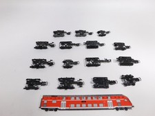 15x Märklin H0 AC Carrello Con Assi Per Vagoni Molto Buono #DU193-2