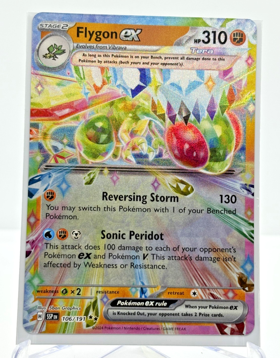 Pokemon TCG - Surging Sparks - Flygon ex 106/191 - NEAR MINT