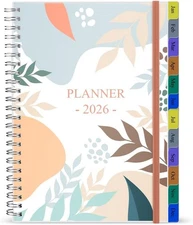2026 Planner - Weekly & Monthly Runs January 2026 to December Grey 