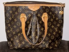 Louis Vuitton Palermo Tote PM Brown Canvas 2011
