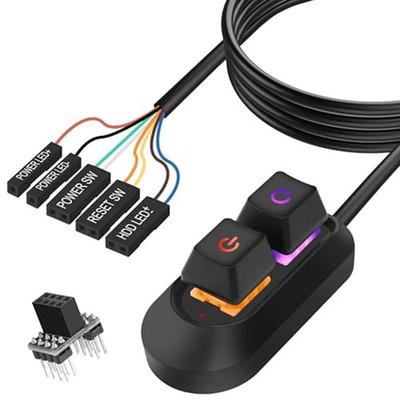 2 Meter Desktop PC Power Control Switch mit einfachem Installationsprozess