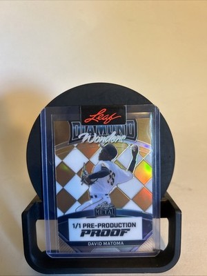 2025 Leaf Metal David Matoma 1/1 Pre Production Proof