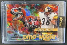 2024 Wild Card DinoMight Jerome Bettis Tyrannosaurus Rex Lava Foil Red #/10