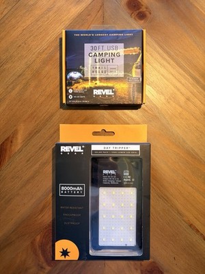 Revel Gear Trail Hound USB Camping Light & Day Tripper Solar Pack 1000 Lumen