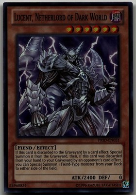 Lucent, Netherlord of Dark World Super Rare Primal Origin PRIO-EN031 LP