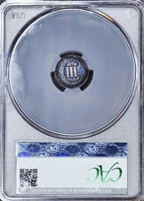 1866 3cs CACG PR-65CAM. GORGEOUS GEM++ CAC✅️ PROOF CAMEO THREE CENT SILVER!