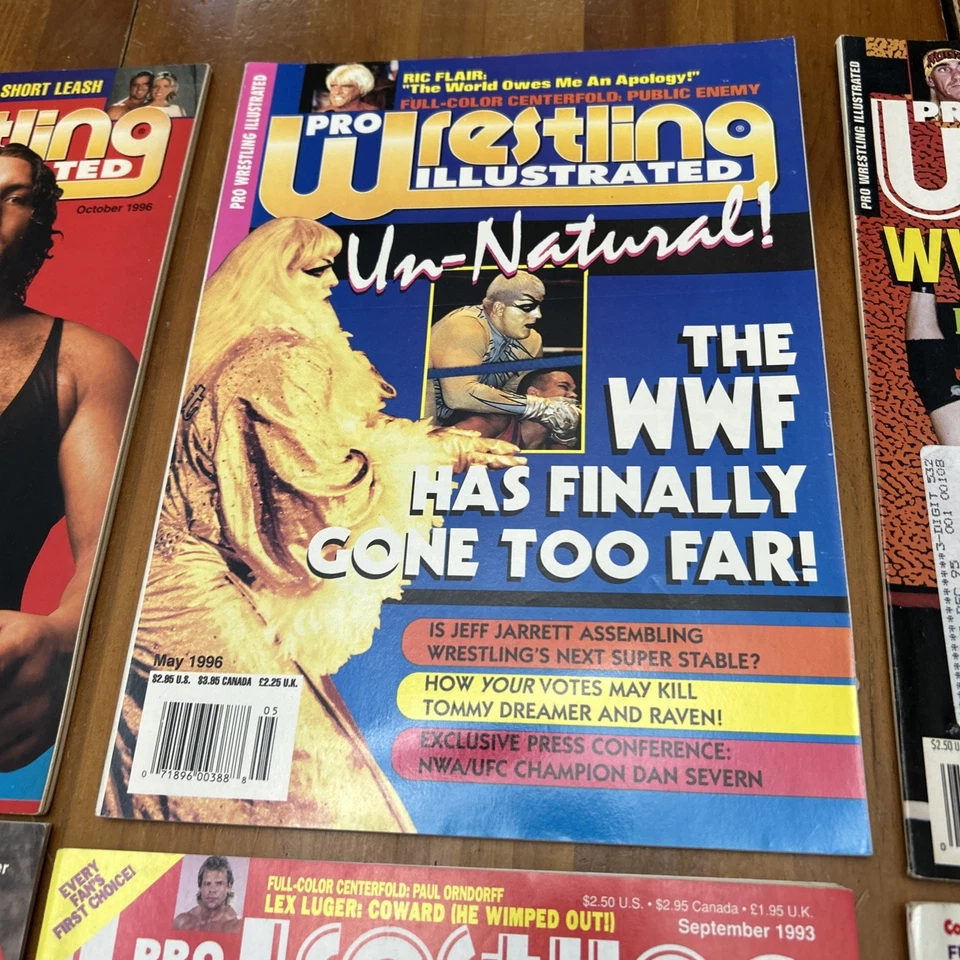 Lot of 14 Pro Wrestling Illustrated Magazines Publication Vintage See Pics 12 - Image 4 of 4