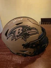 Ed Reed Salute to Service Full-Size Signed Speed Helmet Beckett Authenticated