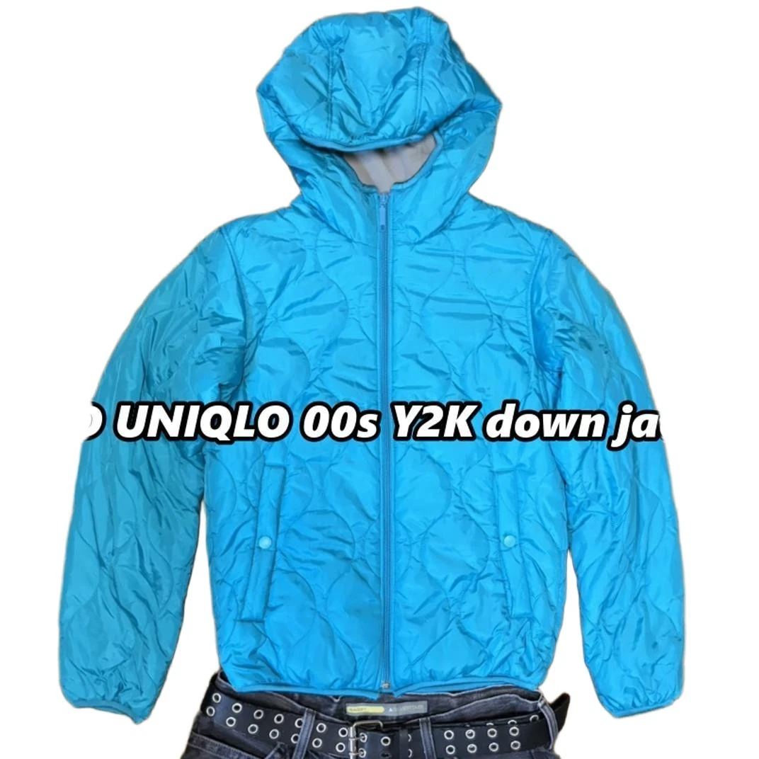 Uniqlo 00s Down Jacket Parka Y2K Vintage Used Warm Outerwear