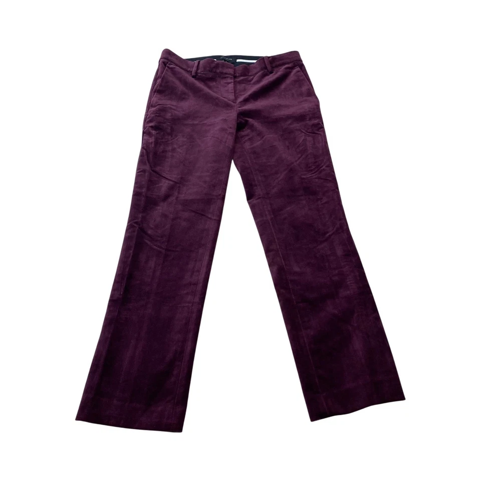 Pantalones para mujer Ann Taylor Devin Fit de terciopelo talla 00 ciruela estilo pana Foto 2 de 4