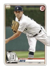 2020 Bowman #30 Matthew Boyd