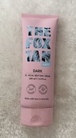 The Fox Tan Fake Tropical Self-Tan Creme Cream DARK  200ml New