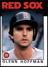 Glenn Hoffman Boston Red Sox 1986 Topps #38 MLB Baseball Card
