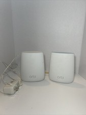 NETGEAR Orbi RBR20 Router  RBS20 Satellite WiFi Mesh System - Tri-Band AC3000