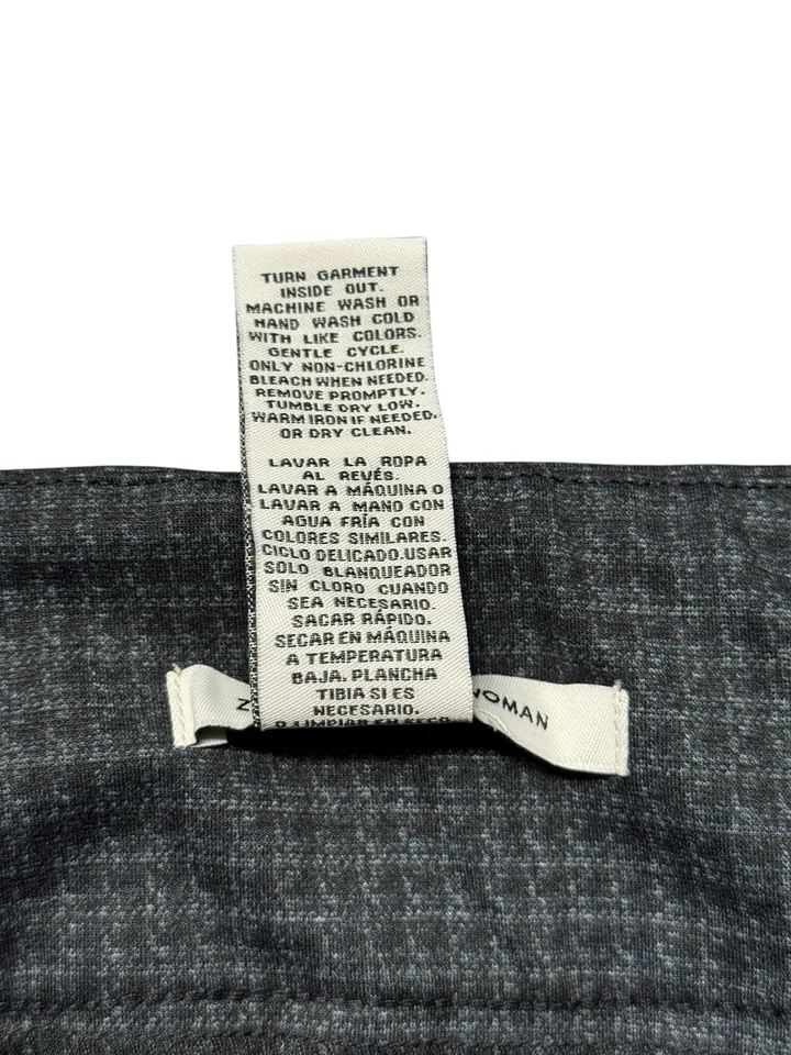 Zac & Rachel Women’s 2X Gray Ponte Knit Pull On Slim Ankle Stretch Dress Pants - Image 4 of 4