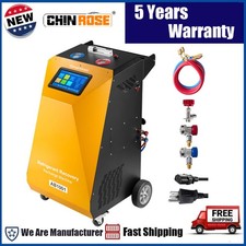 Refrigerant Recovery Machine Fully Automatic A/C HVAC Recycling R134A R1234YF