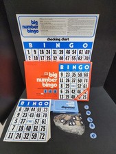 Big Number Bingo Game Vintage Whitman Publishing 4803 Easy To Read 40 Cards USA