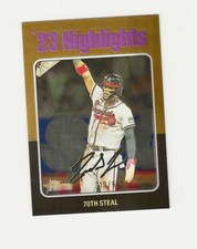 2024 Topps Heritage High Number Chrome Ronald Acuna Jr. 70th Steal 319/699