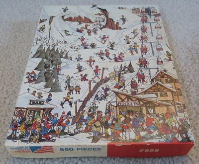 Great American Puzzle Factory The Skier 550 Piece Puzzle