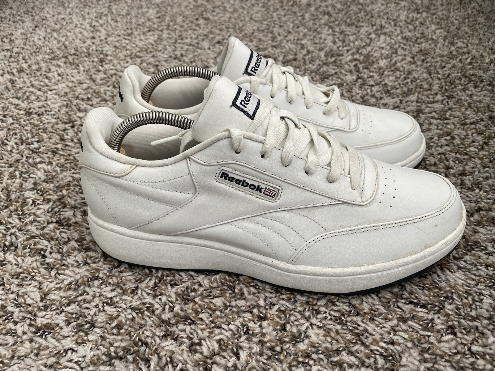 Vintage Reebok CLUB C REVENGE Men’s Size 10.5 Classics White Navy Shoes Sneakers thumbnail 6