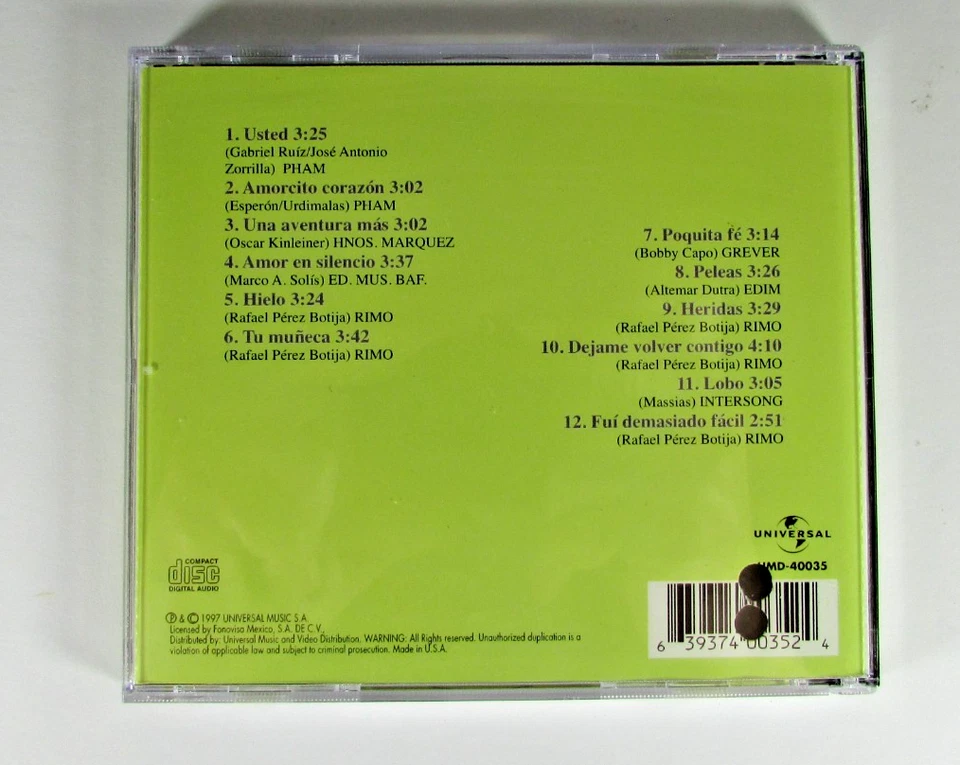 DULCE / LO MEJOR CD 1997 UNIVERSAL US LATIN POP BALADA RARE OOP - Image 3 of 3