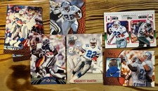 Emmitt Smith Dallas Cowboys, Card Lot, Topps, Upper Deck, Pro Set