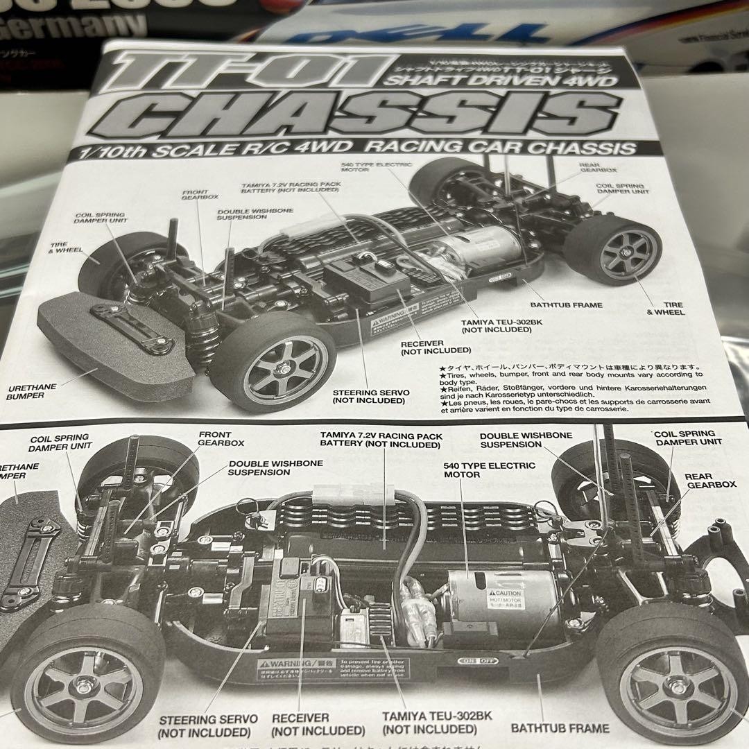 タミヤ BMW320si WTCC TT-01 組立キット 高輝度LED付 Tamiya Bmw 320Si Wtcc Tt-01 Rc Car Kit With Leds 1/10 Scale