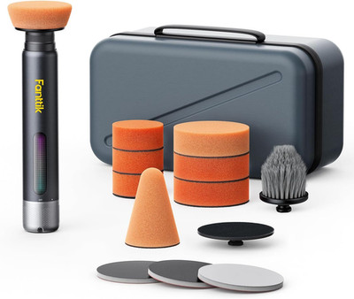 P10 Pro Mini Car Buffer Polisher, 4000Mah Cordless Rotary Car Polisher Waxer, 2