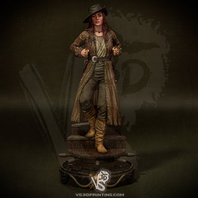 Anne Bonny (Black Sails) - 3D Modellbausatz - Maßstab 10