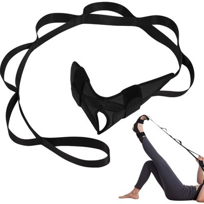 Yogagurt Stretching Band Dehnen Gymnastik Gurt mit 7 Schleifen, flexibel