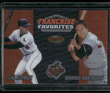 2000 Cal Ripken/Brooks Robinson Bowman's Best Franchise Favorites
