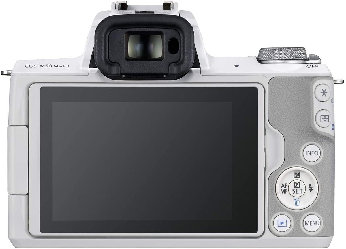 Canon EOS Mark M50ミラーレスカメラ ホワイト Canon EOS M50 Mark II 24.1MP Mirrorless Camera - White (EF-M