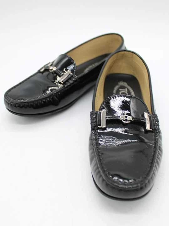 TOD’S Mocassini estivi TOD'S Patent 36 donna nero