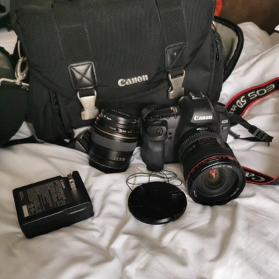 Canon EOS 5D Mark II EF24-105L IS Camera Lens Kit With 85 Mm F1. 8